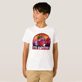 サンセットでイチゴのピックボール Tシャツ (正面フル)