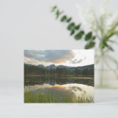サンセットでスプラハ湖 – Rocky Mountain Nat'l Park ポストカード (スタンド正面)