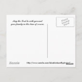 サンセットでセンチナル、最も深い悔やみや弔慰。 ポストカード (裏面)