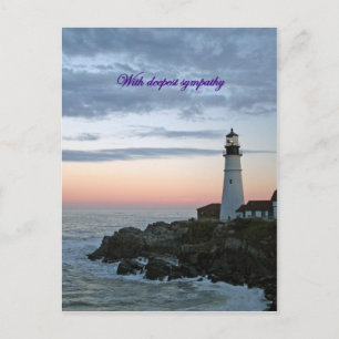 サンセットでセンチナル、最も深い悔やみや弔慰。 ポストカード