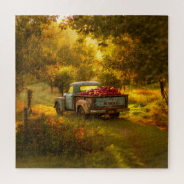 サンセットでリンゴの収穫 ジグソーパズル