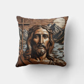 サンセットで十字架を掲げるイエズス クッション (裏面)