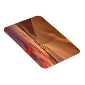 サンセットで砂漠の砂丘 マグネット (右側)