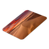 サンセットで砂漠の砂丘 マグネット (左側)