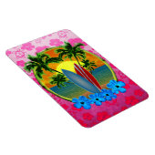 サンセットとサーフボード マグネット (右側)