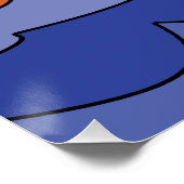 サンセットとレインボーポスター – スクエア ポスター (コーナー)