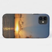 サンセットと帆船の熱帯風景写真 Case-Mate iPhoneケース (裏面(横))