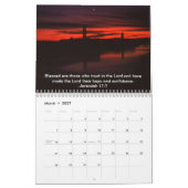 サンセットと感動的聖なる書物、 経典 カレンダー (3月 2027)