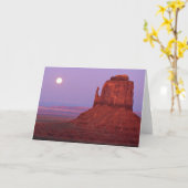 サンセットと月の出入りミッテンビュッテ、モニュメントバル カード (黄色い花)