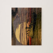 サンセットによるファンタスティック・タイタニック船 ジグソーパズル (縦)