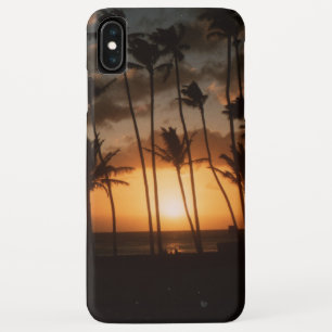 サンセットにヤシの木 iPhone XS MAXケース