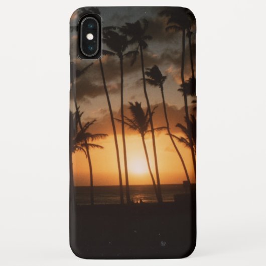サンセットにヤシの木 Case-Mate iPhoneケース (裏面)