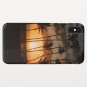 サンセットにヤシの木 Case-Mate iPhoneケース (裏面(横))