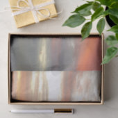 サンセットに帆船ビューティフルピンクシースケープ 薄葉紙 (ギフト)