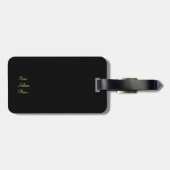 サンセットに美しい馬のカスタム荷物札 ラゲッジタグ (裏面横)