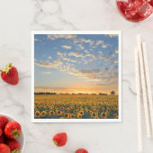 サンセットのひまわり スタンダードランチョンナプキン (インサイチュ)