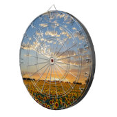 サンセットのひまわり ダーツボード (正面右)