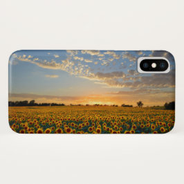 サンセットのひまわり iPhone X ケース