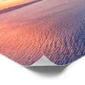 サンセットのサントリニ島 ポスター (角)