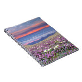 サンセットのサンドベルベナ&デューンプリムローズワイルドフラワー ノートブック (右側)