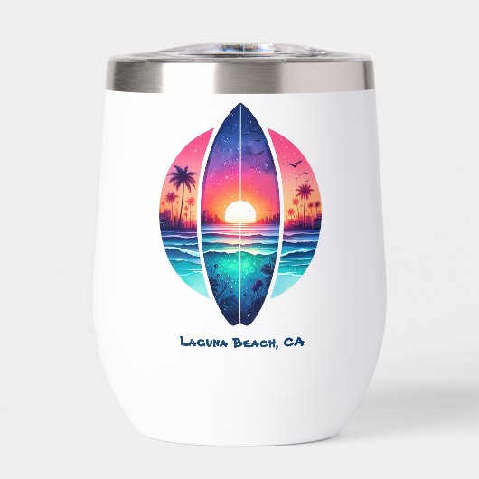 サンセットのサーフボード (正面)