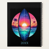 サンセットのサーフボード プランナー手帳 (裏面)