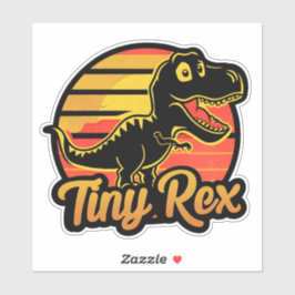 サンセットのティラノサウルス ビンテージ おもしろ T-Rex シール