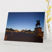 サンセットのベルサイユ折り畳みグリーティングカード カード (黄色い花)