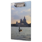 サンセットのヴェネツィアのゴンドラ - イタリア クリップボード (左)
