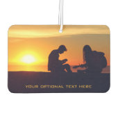 サンセットの人々カスタム車の空気フレッシュナー カーエアーフレッシュナー (裏面)