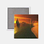 サンセットの夢 マグネット (正面/裏面)