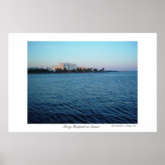サンセットの慈悲の病院 ポスター (正面)
