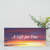 サンセットの景品書テンプレート (スタンド正面)