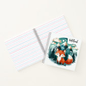 サンセットの狐の物語 - 砂漠の夢 ノートブック (内部)