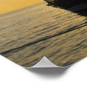 サンセットの背の高い船 ポスター (角)