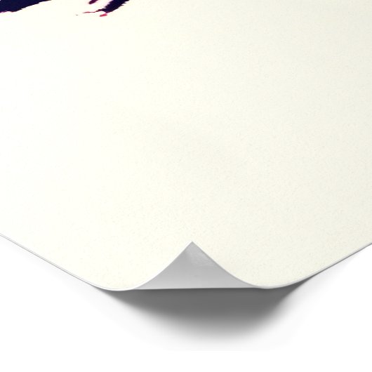 サンセットの芸者シルエット – エレガ伝統的ンス ポスター (角)