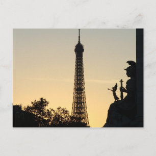 サンセットのParis ポストカード