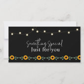 サンセットひまわりギフト券 (正面)