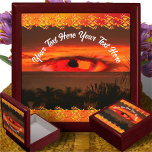 サンセットアイ2106形見ボックス ギフトボックス<br><div class="desc">の「絵画Sunset Eye 2106」コレクション製品ページまたはクリック「カスタマイズ」ボタンでデザインをパーソナライズする。デザインは私の絵画友人のバルコニーから日没を捉え、雲の形成の中でこの目を想起した「サンセットアイ2106」から作成された。このコレクションには一致する製品が含まれている。</div>