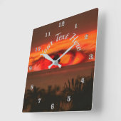 サンセットアイ2106 スクエア壁時計 (傾斜)