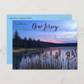 サンセットアットアシュローニュージャージー ポストカード (正面/裏面)