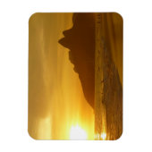 サンセットアットイパネマビーチブラジル マグネット (縦)