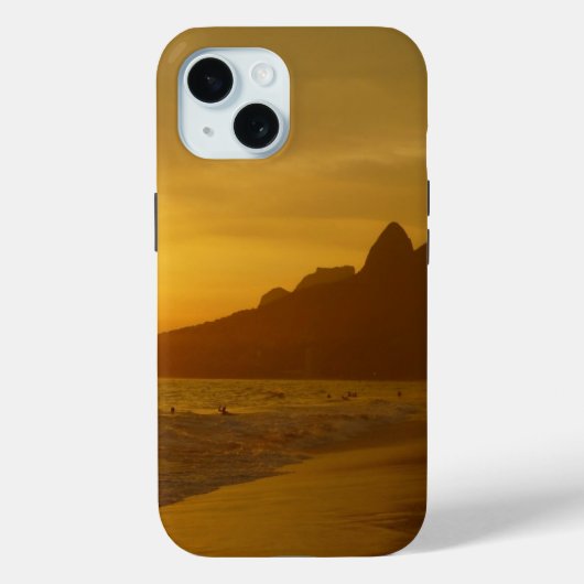 サンセットアットイパネマビーチブラジル Case-Mate iPhoneケース (裏面)