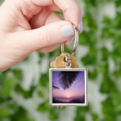 サンセットアットウェストエンド，ケイマンブラック，ケイマン諸島， キーホルダー (手)