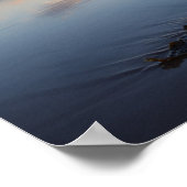 サンセットアットエクスマスビーチポスター ポスター (角)