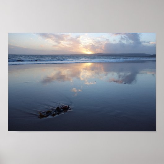 サンセットアットエクスマスビーチポスター ポスター (正面)
