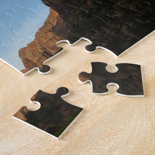 サンセットアットキャニオンジャンクションアットジオン国立公園 ジグソーパズル (側面)