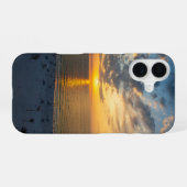 サンセットアットクリアウタービーチ iPhone 16ケース (裏面横)