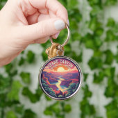 サンセットアットグランドキャニオン国立公園アリゾナ キーホルダー (手)