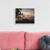 サンセットアットケーンベイ – セントクロワUSVI キャンバスプリント (インサイチュ (リビング))